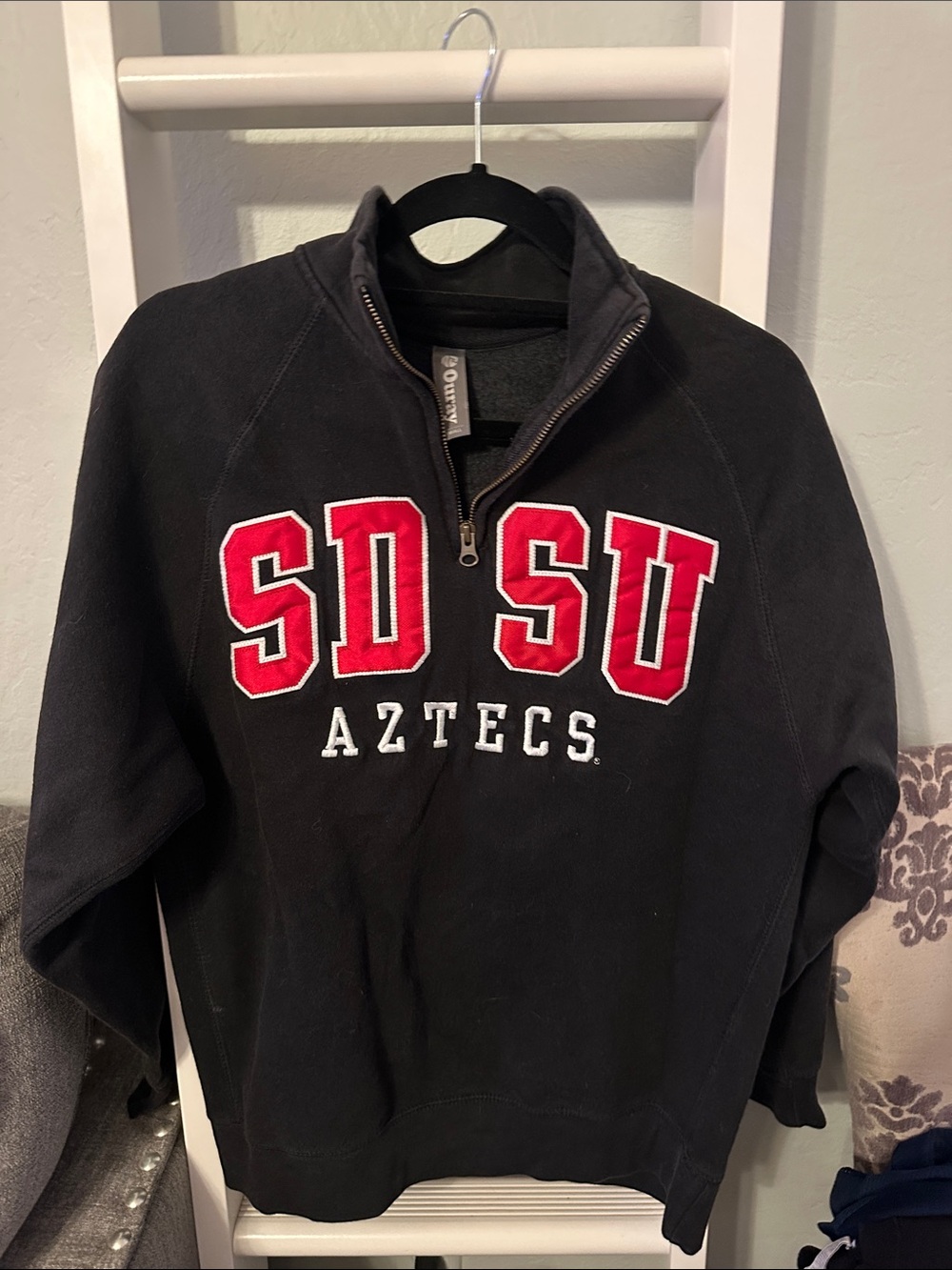 SDSU Aztecs Black Quarter-Zip Women’s Sweatshirt